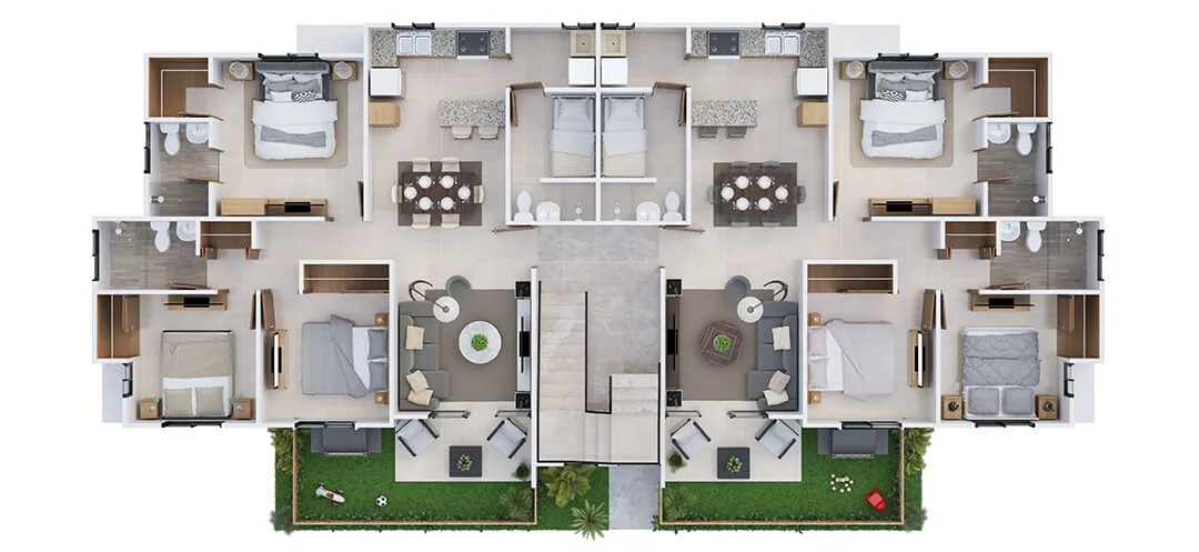 Floor plan Type A - 1st floor