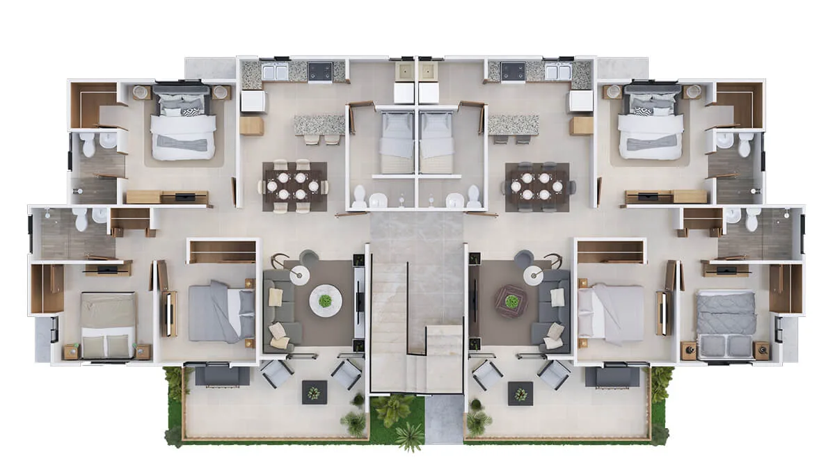 Floor plan Type A - 1st floor