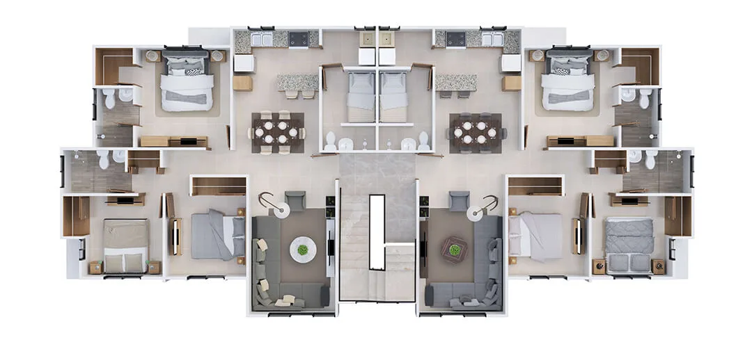 Floor plan Type A - 4th floor