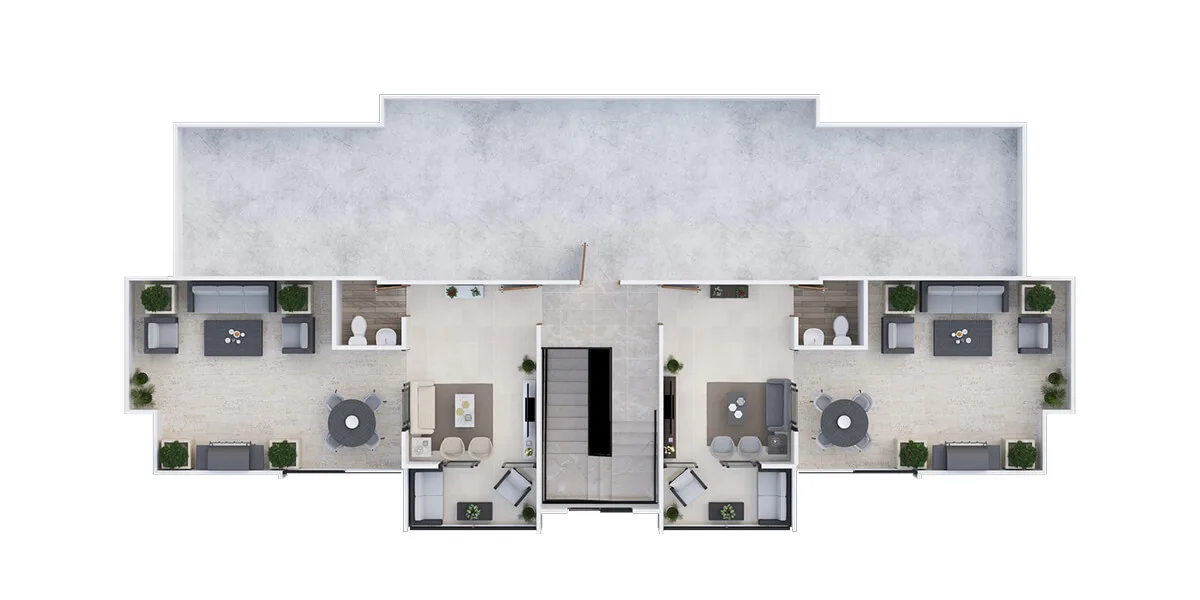 Floor plan Type A - 5th floor plan