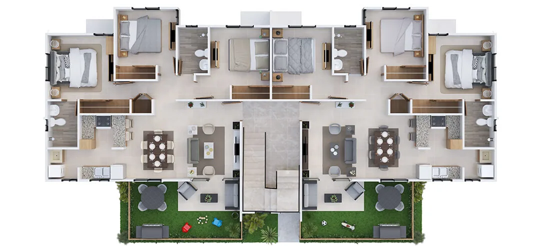 Floor plan Type B - 1st floor