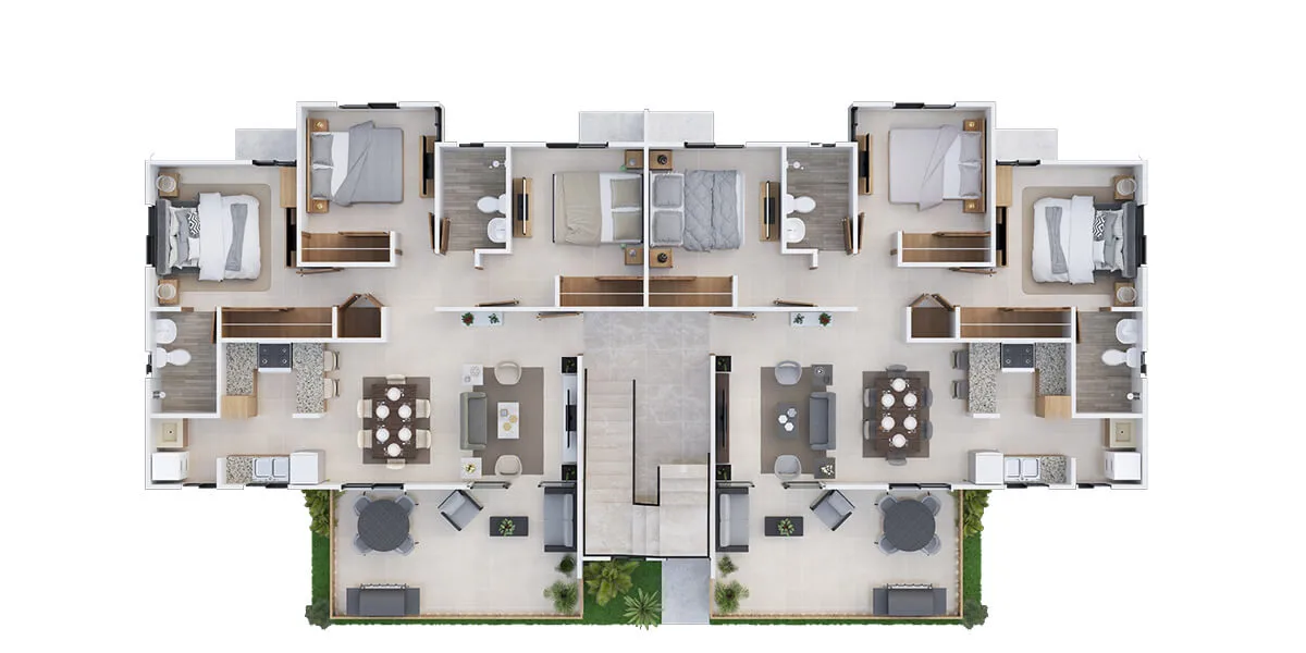 Floor plan Type B - 1st floor