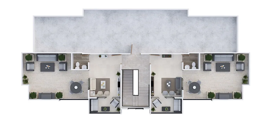 Floor plan Type B - 5th floor plan